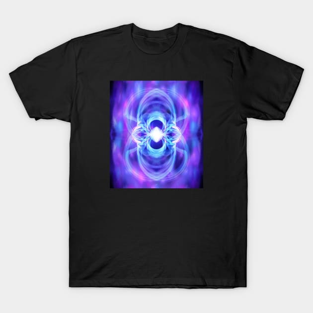 Electro Blue with Purple T-Shirt by ArtistsQuest